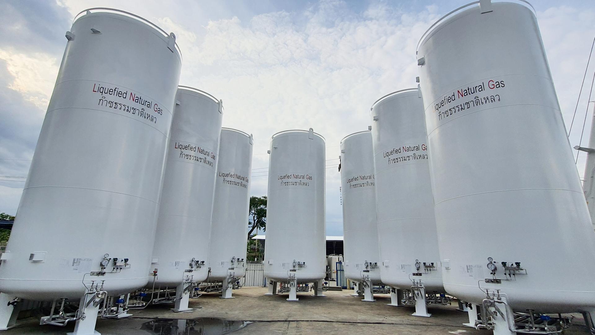 60kL LNG vertical storage tanks, ASME, 6 barg rating