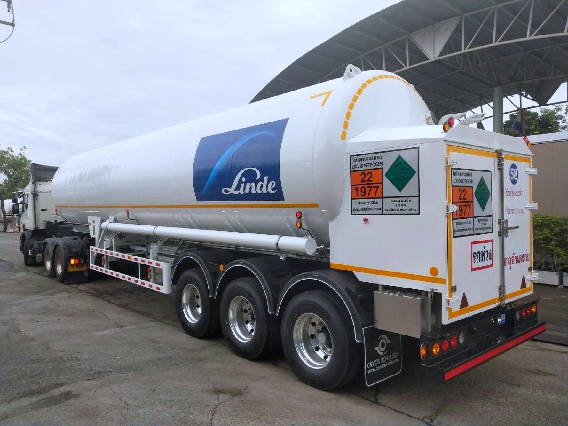 37kL Airgas (LIN/LOX/LAR) semi-trailer (3-Axle)